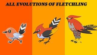 Fletchling Evolution into Fletchinder and then into Talonflame in Pokémon Ultra Sun and Ultra Moon