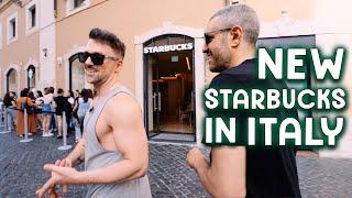 Matteo Lane Goes To Starbucks In Italy With Francesco De Carlo