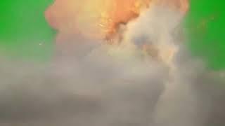 Green Screen, rocket launcher,big boom, fire explosion