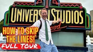 Universal Studios Hollywood VIP Full Tour! How To Skip Lines EVEN At SUPER NINTENDO WORLD