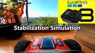 GoPro Hero 8 Rc Car Stabilisation Simulation Hypersmooth Boost High vs Gimbal Test