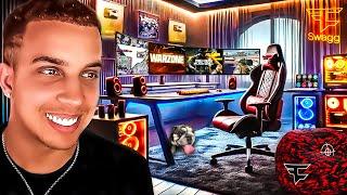 My NEW 2025 FaZe House Room Tour + GAMING SETUP!