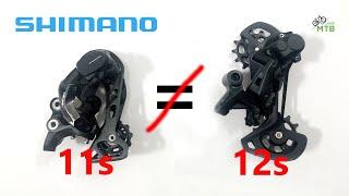 MIX 12s Derailleur on 11s Drivetrain - Shimano XTR, XT, SLX, Deore