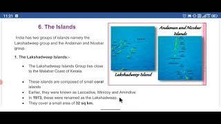 Physical features of India_part 06_The Island groups & revision