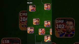 Prime Barcelona Squad  #efootball #shorts #viral