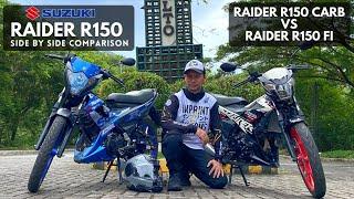 RAIDER R150 CARB VS Raider R150 FI | Side by side Comparison.