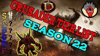 [Season 22] All Crusader Builds, Full Tier List (13 builds w/ gameplay)