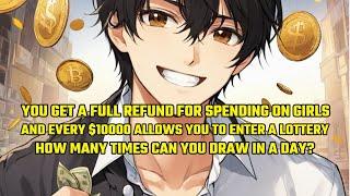 You Get a Full Refund for Spending on Girls, And Every $10000 Allows You to Enter a Lottery!