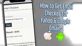 How to Get Email Checker for Yahoo & Google Emails