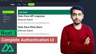 Complete Authentication UI Nuxt 3