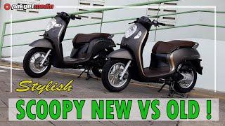 Perbandingan All New Honda Scoopy 2021 Vs Scoopy 2020 - Stylish Matte brown Detail