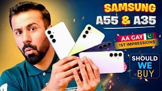 Samsung Galaxy A55 & Galaxy A35 in Pakistan | IP67 | Exynos1480 | OIS & More | Price in Pakistan?