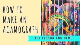 How to Make an Agamograph | Optical Kinetic Art Lesson Inspired by Yaacov Agam