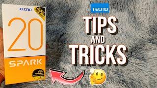 TECNO SPARK 20 TIPS AND TRICKS 2024