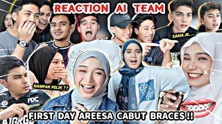 REACTION AI TEAM AREESA BUKAK BRACES!