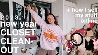 new year, new CLOSET CLEANOUT // how I sell my clothes online