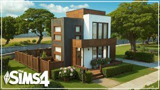 Base Game Modern Cozy House | NO CC | Sims 4 Speed Build