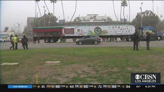 The U.S. Capitol Christmas Tree Stopped On Its 3,000-Mile Journey To Washington D.C.