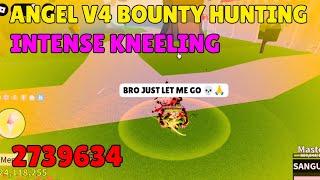 ANGEL V4 BOUNTY HUNTING BLOX FRUITS!!🪽️...