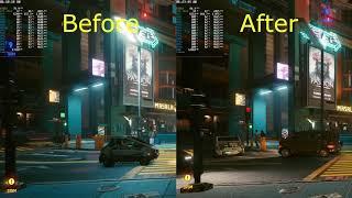 Cyberpunk 2077 // AMD SMT Fix Quick Performance Comparison // RTX 2080 & Ryzen 5 5600X