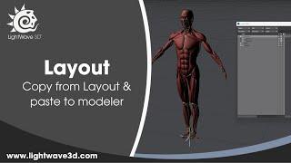 Lightwave 3D Copy from Layout & paste to modeler