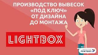 LIGHTBOX - Производство вывесок «под ключ», в Киеве и области, от дизайна до монтажа.