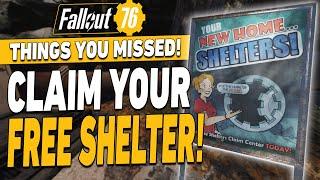 How to Get a FREE Shelter! | Fallout 76 Shelters