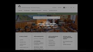 parlament.ch - So bleiben sie auf dem Laufenden. Ein Videotutorial