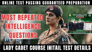 Lady Cadet Course 2024 Preparation | Lady Cadet Course Test Pattern | LCC-25 |LCC-25 Initial Test |
