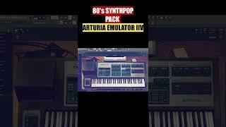 80's Synth Pop Sound Pack - Arturia Emulator IIV- Gary Numan - Cars #shorts  #vstsynth