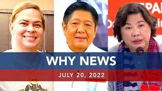 UNTV: Why News | July 20, 2022
