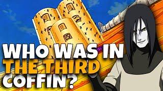 Who was in the 3rd coffin when Orochimaru Revives Hokages?