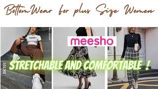 Bottom wear haul Meesho, Plus Size Jeans Joggers, Trouser and Skirt under 700rs , Meesho haul