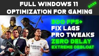 How to Optimize Windows 11 for Gaming | Best Settings for High FPS & Low Latency!