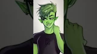 Beast boy x Raven fanart ship Tiktok