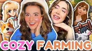 TOP 5 Cozy Farm Games of All Time | ft. @MissBubbles