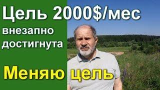 Цель в 2000$ пассивного дохода внезапно достигнута