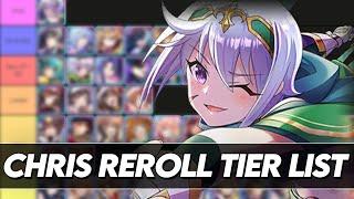 LEGENDARY CHRIS REROLL TIER LIST FOR KONOSUBA FANTASTIC DAYS