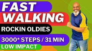 Fun Easy Fast Walking to Oldies low impact to a leaner you