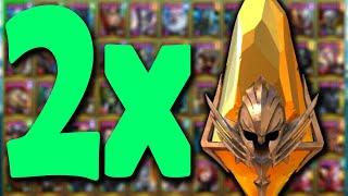 UNBELIEVABLE... 2x Sacred SHARDS FINALLY OPENED! NEW CHAMPIONS PULLED!  Raid Shadow Legends