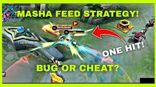 MASHA FEED STRATEGY HP BUG! CREDITS TO FUEGO GAMING! MOBILE LEGENDS BANG BANG