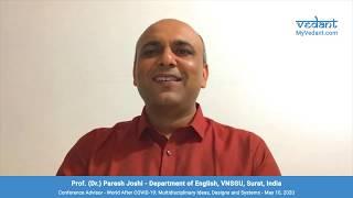 Professor (Dr.) Paresh Joshi | Vedant International Multidisciplinary Multilingual Online Conference