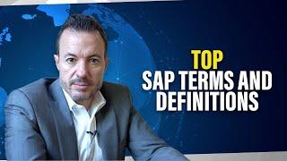 Top 10 SAP Terms and Definitions [Activate Methodology, HANA, Fiori, Leonardo, etc.]