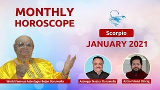 SCORPIO Zodiac for January 2021   Monthly Predictions   Vedic Astrologer Nastur Bejan Daruwalla