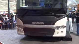 Scania Metrolink HD Bus at 12th Auto Expo 2014 The Motor Show Greater Noida