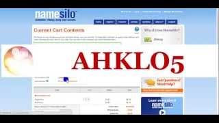 [ AHKLO5 ] namesilo coupon 2016 $1 Off Domain Registration or Transfer