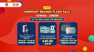 Shopee 11.11 Midnight Brands Flash Sale 