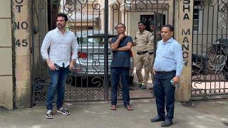 Arbaaz Khan reached with Police at Malaika Arora Father House