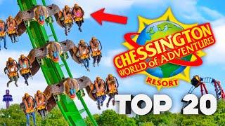 TOP 20 BEST RIDES at Chessington World of Adventures!!