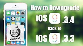 How to Downgrade iOS 9.3.4 to 9.3.3 and Jailbreak with PanGu! (no data loss)